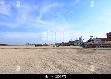 September 14 2021 - Constanta,Mamaia in Rumänien: Beliebter Touristenort am Schwarzen Meer Stockfoto