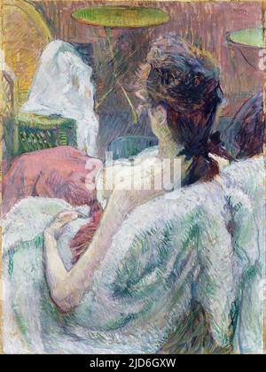 Das Modell In Ruhe. Henri de Toulouse-Lautrec. 1889. Stockfoto