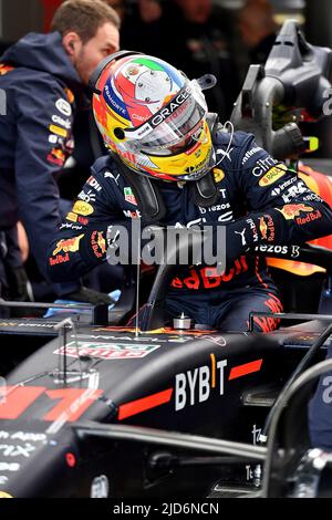 06/18/2022, Circuit Gilles-Villeneuve, Montreal, FORMEL 1 AWS GRAND PRIX DU CANADA 2022, im Bild Sergio Perez (MEX), Oracle Red Bull Racing Stockfoto