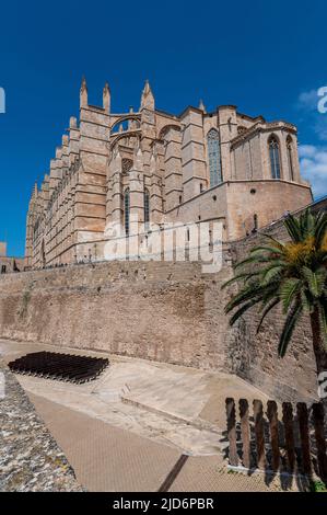 Kathedrale Santa Maria von Palma, Palma, Mallorca, Spanien Stockfoto