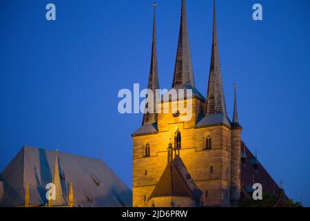 Deutschland, Thüringen, Erfurt, St.-Severin-Kirche, Stockfoto