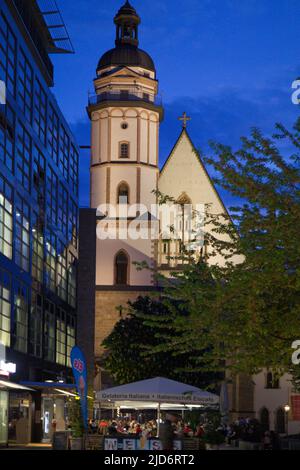 Deutschland, Sachsen, Leipzig, Tomaskirche, Thomaskirche, Stockfoto