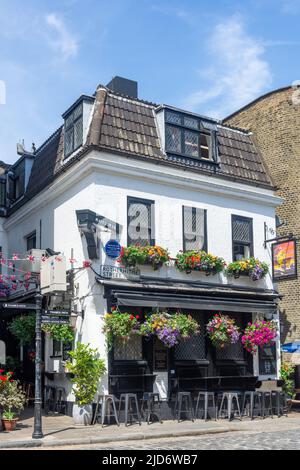 16. Century The Mayflower Pub, Rotherhithe Street, Rotherhithe, The London Borough of Southwark, Greater London, England, Vereinigtes Königreich Stockfoto