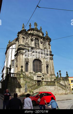 Igreja de Sao Pedro dos Clerigos, Kirche von Sao Pedro dos Clerigos in Porto, Portugal Stockfoto