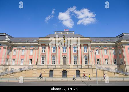 Neuer Landtag, Alter Markt, Potsdam, Brandenburg, Deutschland Stockfoto