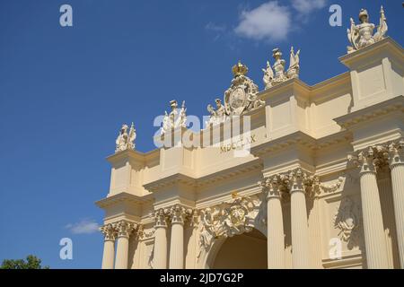 Brandenburger Tor, Luisenplatz, Potsdam, Brandenburg, Deutschland Stockfoto