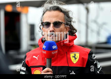 06/18/2022, Circuit Gilles-Villeneuve, Montreal, FORMEL 1 AWS GRAND PRIX DU CANADA 2022, im Bild Race Director Laurent Mekies (Scuderia Ferrari Mission winnow) Stockfoto