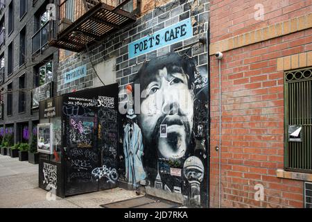 Nuyorican Poets Café im Viertel Alphabet City des East Village in Manhattan, New York City, Untied States of America Stockfoto