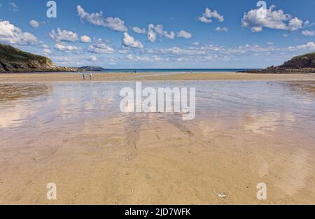 Strand von Maenporth, Conrwall Stockfoto