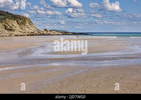 Strand von Maenporth, Conrwall Stockfoto