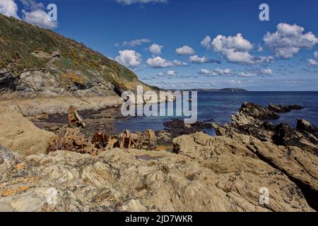 Strand von Maenporth, Conrwall Stockfoto