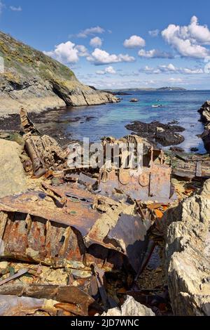 Maeonporth, Cornwall Stockfoto