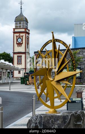 Tipperary Town liegt eingebettet in die herrliche und malerische Umgebung des Golden Vals, nur 6 km vom wunderschön abgeschiedenen Glen of Aherlow entfernt. Tipp Stockfoto