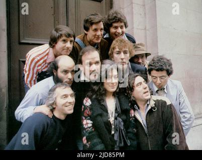 PALIN, CLEESE, COOK, GILLIAM, BRON, JONES, ATKINSON, THE SECRET POLICEMAN'S BALL, 1979, Stockfoto