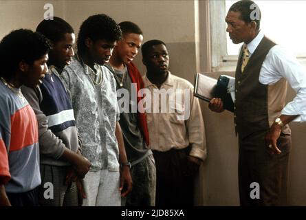 SZENE MIT MORGAN FREEMAN, LEAN ON ME, 1989, Stockfoto