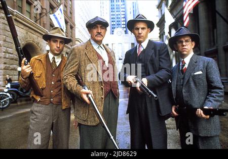 SMITH, COSTNER, CONNERY, GARCIA, THE UNTOUCHABLES, 1987, Stockfoto