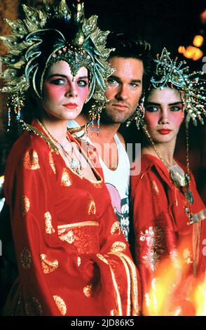 CATTRALL, RUSSELL, PAI, GROSSES PROBLEM IN LITTLE CHINA, 1986, Stockfoto