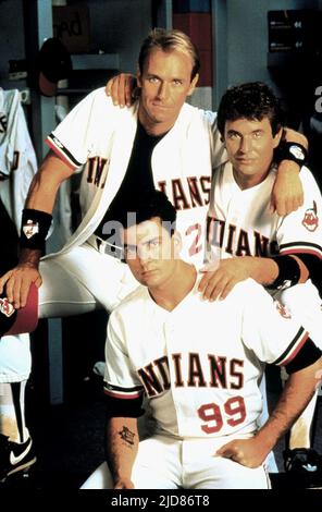 BERNSEN,BERENGER,SHEEN, MAJOR LEAGUE, 1989, Stockfoto