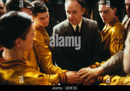 GENE HACKMAN, HOOSIERS, 1986, Stockfoto