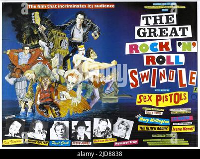 FILMPLAKAT, DER GROSSE ROCK 'N' ROLL-SCHWINBEL, 1980, Stockfoto