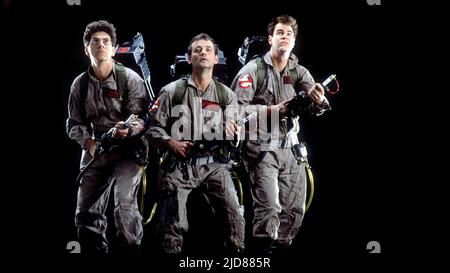 RAMIS, MURRAY, AYKROYD, GHOSTBUSTERS, 1984, Stockfoto