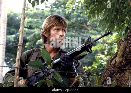 CHUCK NORRIS, FEHLT IN AKTION, 1984, Stockfoto