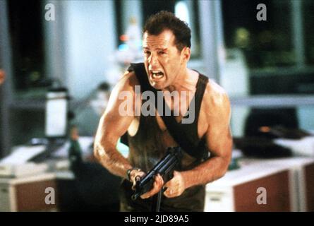 BRUCE WILLIS, DIE HARD, 1988, Stockfoto
