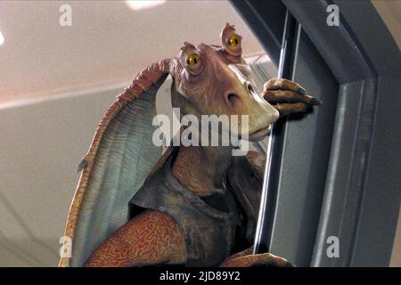 JAR JAR BINKS, Star Wars: Episode I - Die Dunkle Bedrohung, 1999 Stockfoto