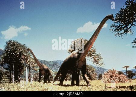 DIPLODOCUS, WANDERN MIT Dinosaurier, 1999 Stockfoto