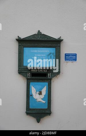 Briefkasten Basel Stockfoto