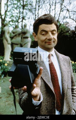 ROWAN ATKINSON, MR BEAN GEHT IN DIE STADT, 1990 Stockfoto