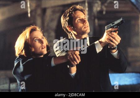 ANDERSON, DUCHOVNY, die X-Dateien, 1993 Stockfoto