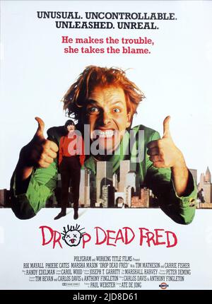 CATES, Poster, DROP DEAD FRED, 1991 Stockfoto