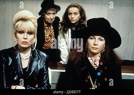 LUMLEY, WHITFIELD, SAWALHA, Saunders, absolut fabelhaft: Saison 1, 1992 Stockfoto