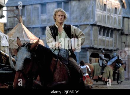 HEATH LEDGER, A KNIGHT'S TALE, 2001, Stockfoto