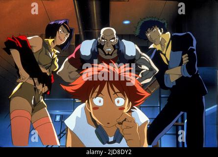 VALENTINE,BLACK,EDWARD,SPIEGEL, COWBOY BEBOP: TENGOKU NO TOBIRA, 2001, Stockfoto