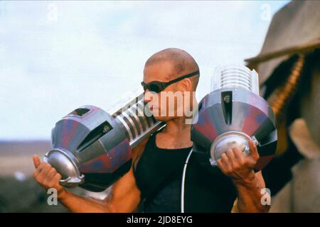 VIN DIESEL, PITCHSCHWARZ, 2000, Stockfoto