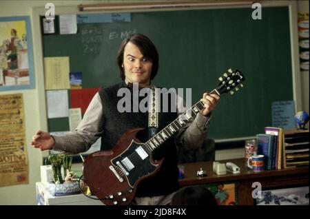 JACK BLACK, SCHOOL OF ROCK, 2003, Stockfoto