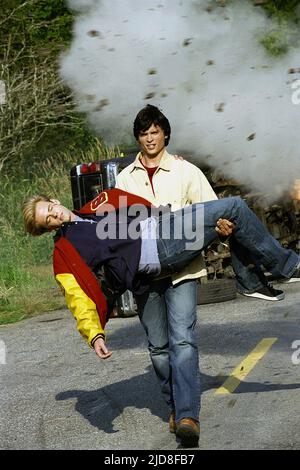 JOHNSON, WELLING, SMALLVILLE, 2001, Stockfoto