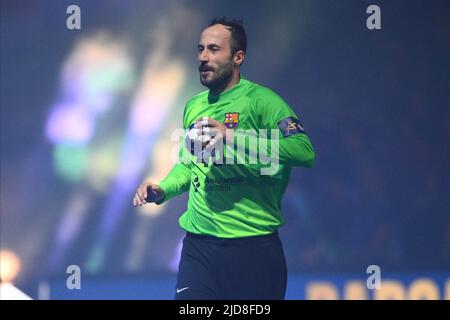 KÖLN, 18. JUNI 2022: Leonel Maciel. Semifinale THW Kiel - Barca EHF FINAL4 Männer Stockfoto