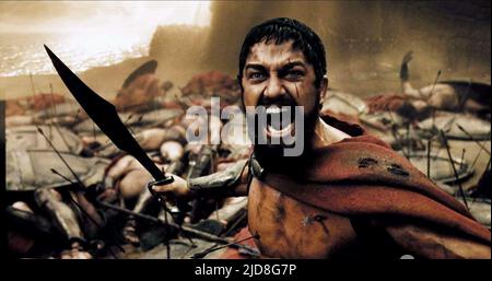 GERARD BUTLER, 300, 2006, Stockfoto