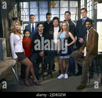 LARTER, GRAY-CABEY, PASDAR, VENTIMIGLIA, QUINTO, OKA, PANETTIERE, GRUNBERG, COLEMAN, RAMAMURTHY, HEROES, 2006, Stockfoto