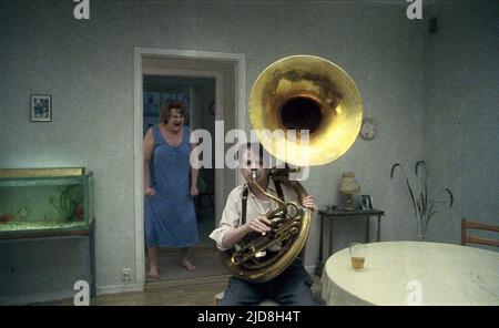 SOUSAPHONE TUBA PLAYER, DU DER LEBENDE, 2007, Stockfoto