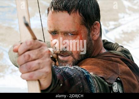 RUSSELL CROWE, ROBIN HOOD, 2010, Stockfoto