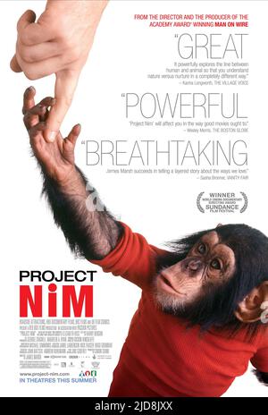 FILMPLAKAT, PROJEKT NIM, 2011, Stockfoto