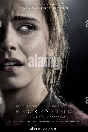 EMMA WATSON POSTER, REGRESSION, 2015, Stockfoto