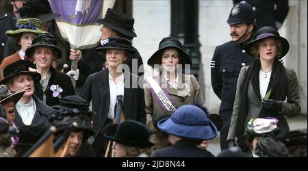 DUFF, MULLIGAN, CARTER, MIT SUFFRAGETTE, 2015, Stockfoto