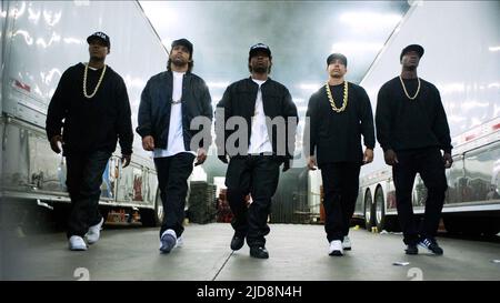 JR.,HAWKINS,MITCHELL,JR.,HODGE, STRAIGHT OUTTA COMPTON, 2015, Stockfoto