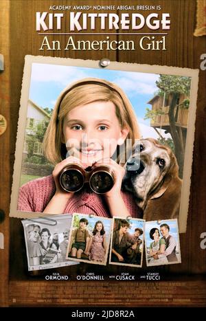 ABIGAIL BRESLIN POSTER, KIT KITTREDGE: AN AMERICAN GIRL, 2008, Stockfoto