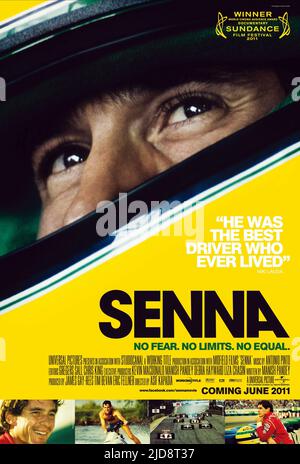 AYRTON SENNA POSTER, SENNA, 2010, Stockfoto